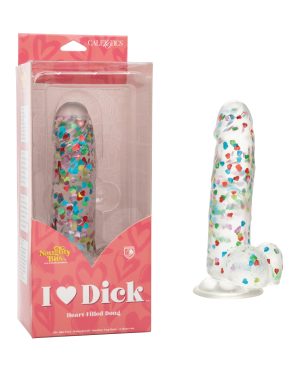 Naughty Bits I Love Dick Heart Filled Dong – Multicolor by Naughty Bits product image