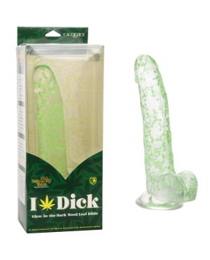 Naughty Bits I Leaf Dick Glow In The Dark Weed Leaf Dildo by Naughty Bits product image