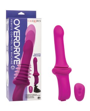 Overdrive Smooth Thruster Remote Control Sex Machine – Fuchsia/Black by Overdrive product image