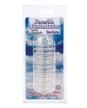 Dr. Joel Kaplan Reversible Masturbator – Clear by Dr. Joel Kaplan product image