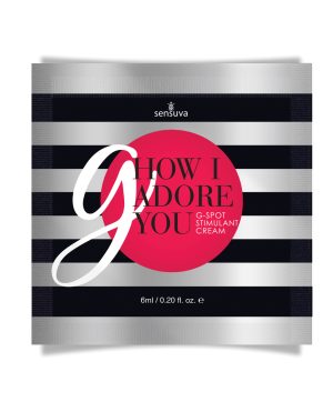 G How I Adore You G-Spot Enhancement Cream – 6 ml Single Use Pillow Packet by Sensuva product image