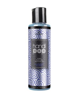 Handipop Hand Job Massage Gel – 4.2 oz Bottle Blueberry Muffin by Handipop product image