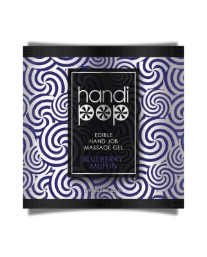 Handipop Hand Job Massage Gel Single Use Packet – 6 ml Blueberry Muffin by Handipop product image