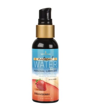 Sensuva Natural Water Based Personal Moisturizer – 1.93 oz Strawberry by Sensuva product image