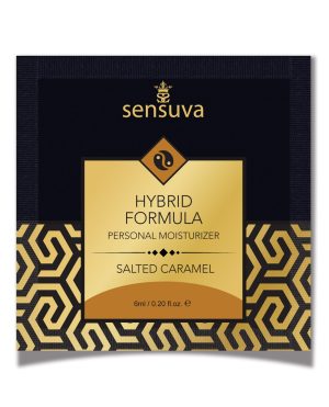 Sensuva Hybrid Personal Moisturizer Single Use Packet – 6 ml Salted Caramel by Sensuva product image