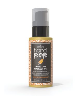 Handipop Hand Job Massage Gel – 2 oz Bottle Orange Creamsicle by Handipop product image
