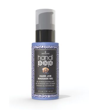 Handipop Hand Job Massage Gel – 2 oz Bottle Blueberry Muffin by Handipop product image