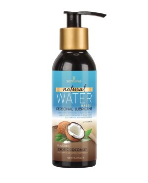 Sensuva Natural Water Based Personal Lubricant – 4 oz Exotic Coconut by Sensuva product image