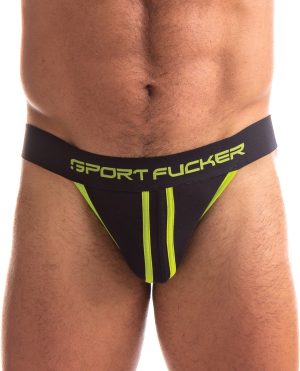 Sport Fucker Jersey Jock – XXL Black/Green by Sport Fucker product image