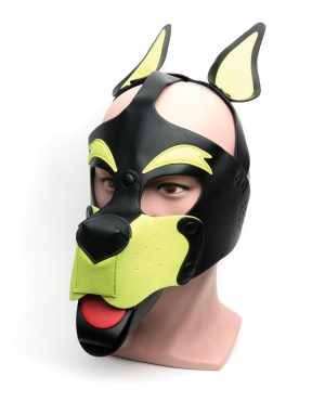 665 Playful Pup Hood – O/S Black/Yellow by 665 product image