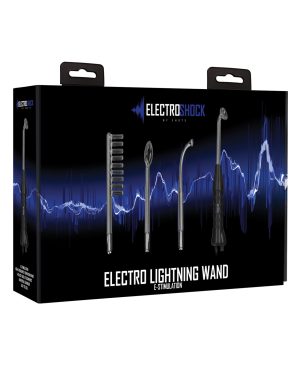 Shots Electroshock Lightning Wand – Black by Electroshock product image
