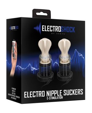 Shots Electroshock Nipple Suckers – Clear by Electroshock product image