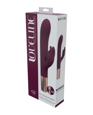 Shots Loveline Traveler Rabbit Vibrator – Burgundy by Shots product image