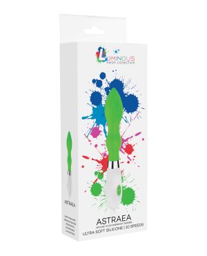 Shots Luminous Astraea Silicone 10 Speed Vibrator – Green by Luminous product image