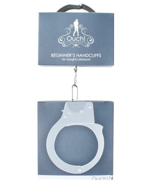 Shots Ouch Beginner’s Handcuffs – Metal by Ouch product image