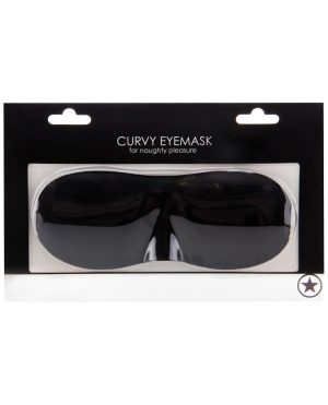 Shots Ouch Curvy Eye Mask – Black by Ouch product image