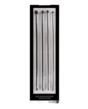 Shots Ouch Urethral Sounding Dilator Set – Black by Ouch product image
