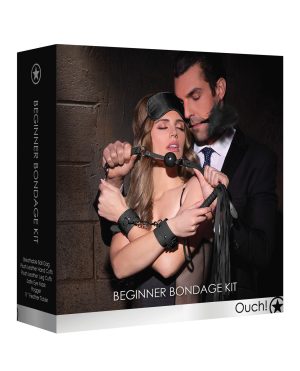 Shots Ouch Beginner’s Bondage Kit – Black by Ouch product image