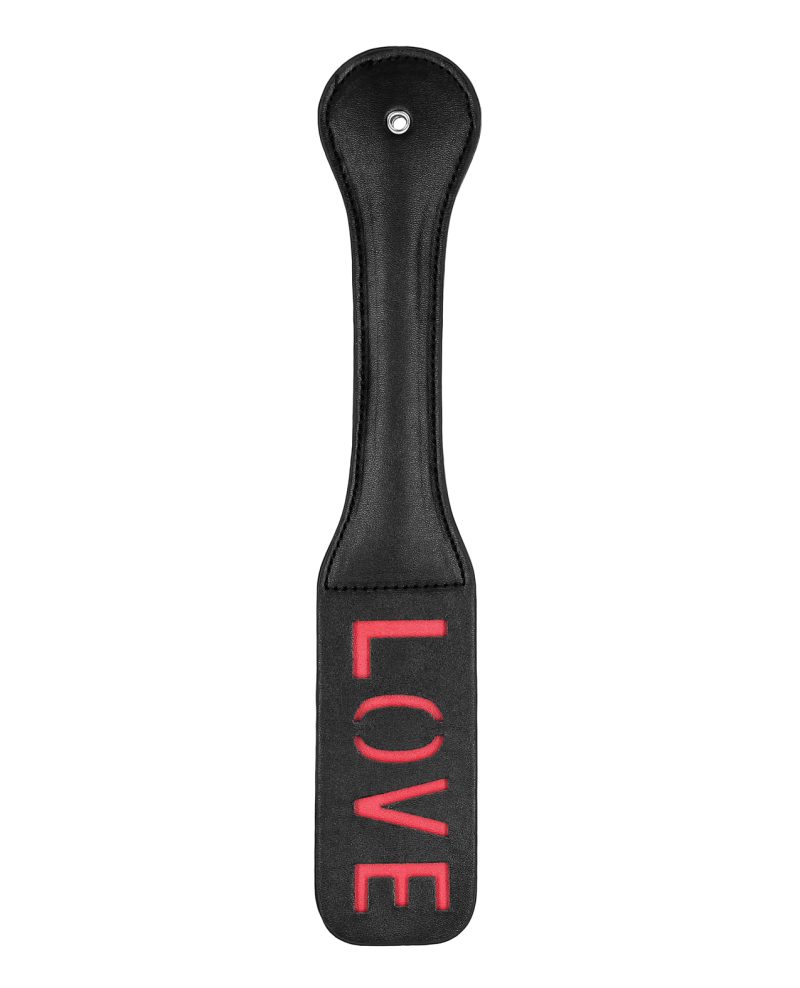 Shots Ouch Love Paddle – Black by Ouch product image