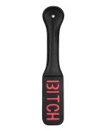 SHTOU419BLK Shots Ouch Bitch Paddle – Black by Ouch product image
