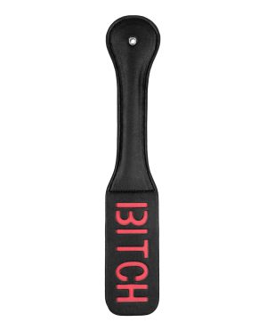 Shots Ouch Bitch Paddle – Black by Ouch product image