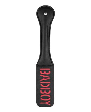 Shots Ouch Bad Boy Paddle – Black by Ouch product image