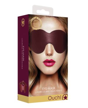 Shots Ouch Halo Eyemask – Burgundy by Ouch product image