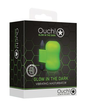 Shots Ouch Vibrating Masturbator – Glow in the Dark by Ouch product image