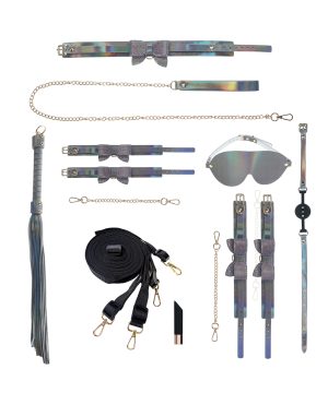 Shots Ouch! Paris Collection Bondage Kit w/Bag – Gray by Ouch product image