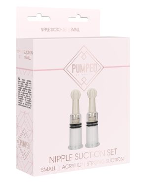 Shots Pumped Nipple Suction Set – Small Clear by Pumped product image