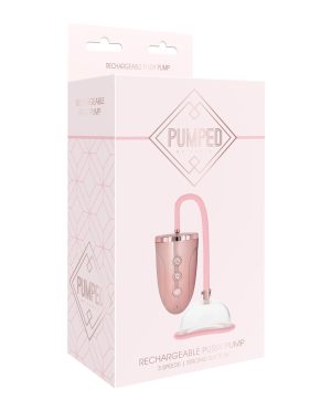 Shots Pumped Automatic Rechargeable Pussy Pump Set – Rose Gold by Pumped product image