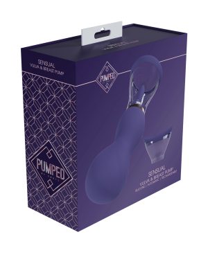 Shots Pumped Sensual Rechargeable Vulva & Breast Pump – Purple by Shots product image