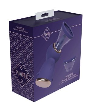 Shots Pumped Exquisite Rechargeable Vulva & Breast Pump – Purple by Shots product image