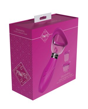 Shots Pumped Delightful Clitoral, Nipple & Breast Pump – Pink by Shots product image