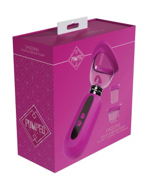Shots Pumped Dazzling Clitoral, Nipple & Breast Pump – Pink by Shots product image
