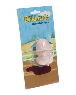 Shots The Dickheads 10 Speed Piggy Silicone Vibrator – Pink by Shots product image