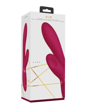 Shots Vive Kyra Pulse Clitoral Rabbit – Pink by Vive product image