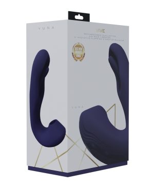 Shots Vive Yuna Dual Action Airwave Vibrator & G-Spot Stimulator – Purple by Vive product image