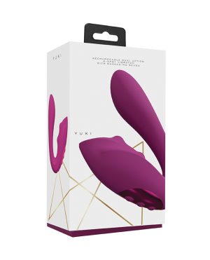 Shots Yuki Dual Action G-Spot Vibrator w/Massaging Beads – Pink by Vive product image