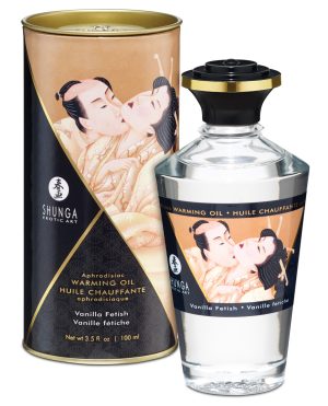 Shunga Warming Oil – 3.5 oz Vanilla Fetish by Shunga product image