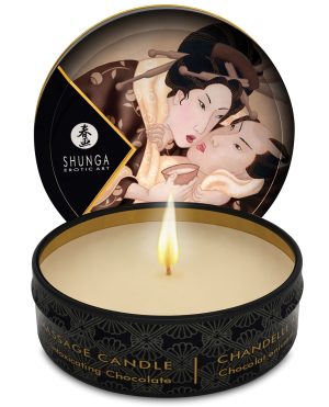 Shunga Excitation Mini Candlelight Massage Candle – 1 oz Intoxicating Chocolate by Shunga product image