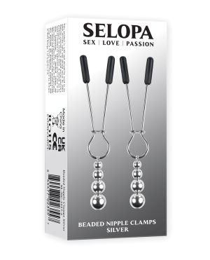 Selopa Beaded Nipple Clamps – Silver by Selopa product image