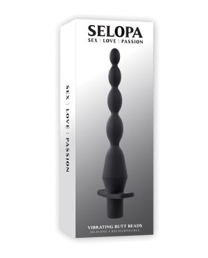 Selopa Vibrating Butt Beads – Black by Selopa product image