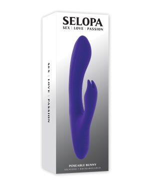 Selopa Poseable Bunny Rabbit Vibrator – Purple by Selopa product image