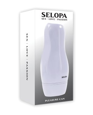 Selopa Pleasure Can Stroker – White by Selopa product image