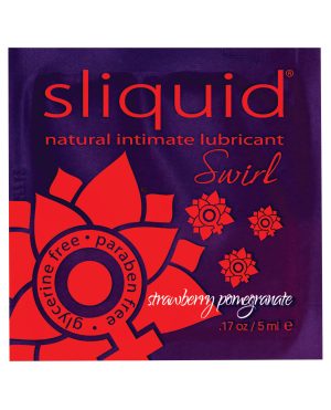Sliquid Swirl Lubricant Pillow – .17 oz Strawberry Pomegranate by Sliquid product image