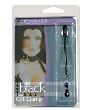 Spartacus Black Beaded Clit Clamps by Spartacus product image