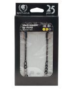 SPF-54 Spartacus Adjustable Black Tweezer Nipple Clamps w/Chain by Spartacus product image