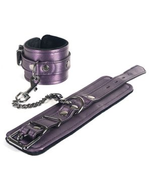Spartacus Galaxy Legend Faux Leather Wrist Restraints – Purple by Spartacus product image