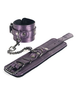 Spartacus Galaxy Legend Faux Leather Ankle Restraints – Purple by Spartacus product image